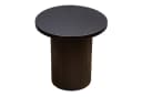 Levandeo® Beistelltisch Rund Schwarz Matt Metall Bild 1
