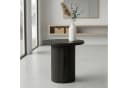 Levandeo® Beistelltisch Rund Schwarz Matt Metall Bild 2