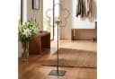 Levandeo® Boden-Kerzenhalter Schwarz Metall Blumen-Silhouette Skandi-Design Bild 5