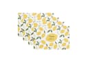 Levandeo® Platzset 4er Set Zitrone Sommer Platzdecke Bild 2