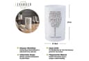 Levandeo Wein- und Sektkühler Beton Grau Industrial Style Bild 1