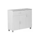 WOHNLING Sideboard Weiss 3 Türen 1 Schublade Modernes Design Bild 1