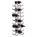 FINEBUY Weinregal FB37848 Design Alu Flammen 27 Flaschen Bild 1