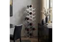FINEBUY Weinregal FB37848 Design Alu Flammen 27 Flaschen Bild 3