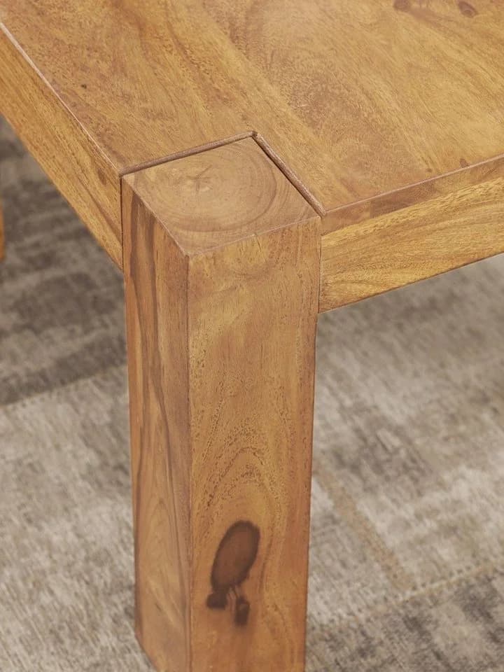 FINEBUY Couchtisch Massiv Akazie 60x60 Modern - Bild 5