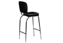 FINEBUY Barhocker SuVa2790_1 American Diner Retro Stuhl Schwarz/Weiß Bild 4