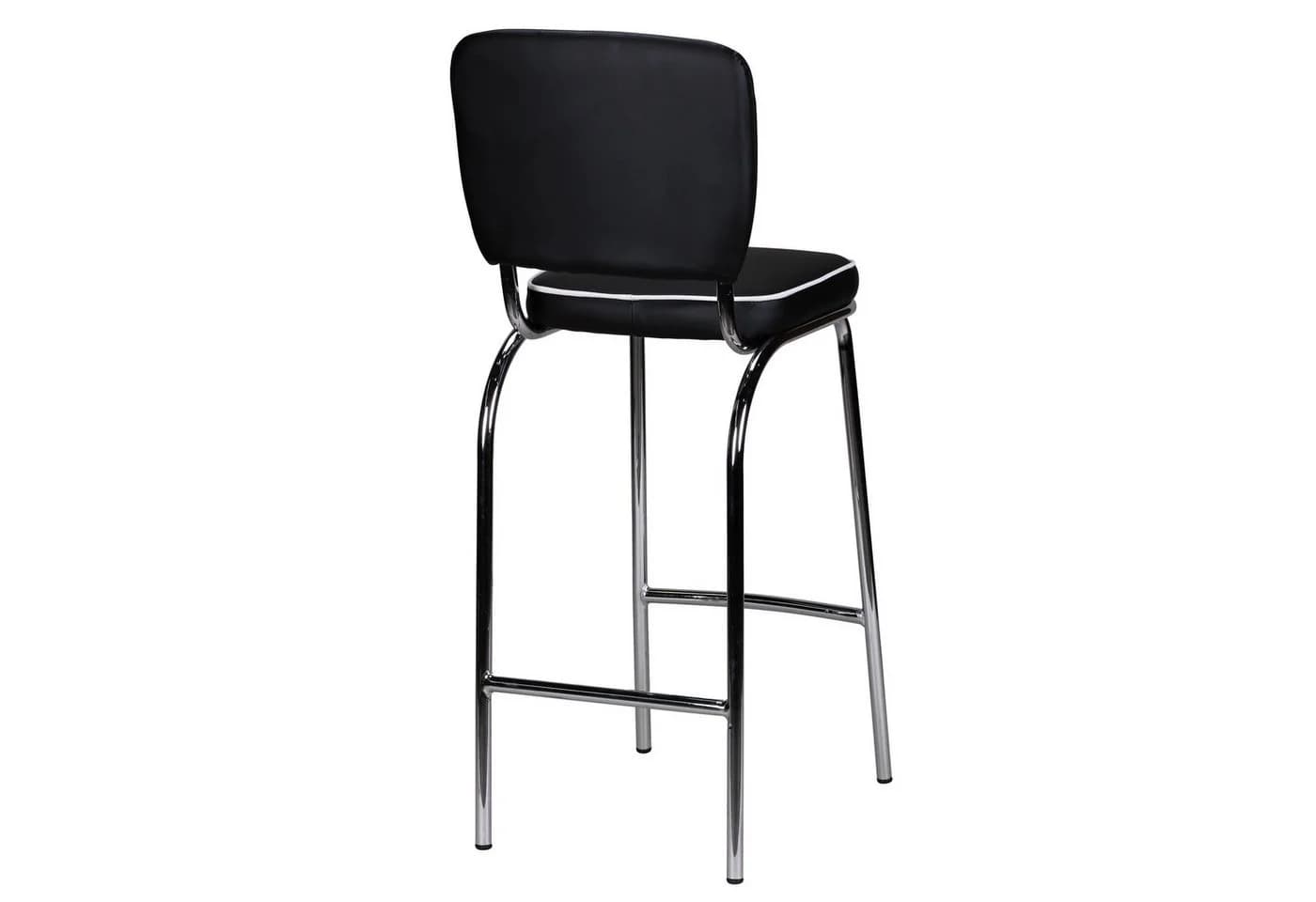 FINEBUY Barhocker SuVa2790_1 American Diner Retro Stuhl Schwarz/Weiß - Bild 5