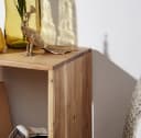 FINEBUY Würfelregal Akazie Massivholz 43,5x43,5x33 cm Bild 4