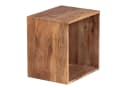 FINEBUY Würfelregal Akazie Massivholz 43,5x43,5x33 cm Bild 5