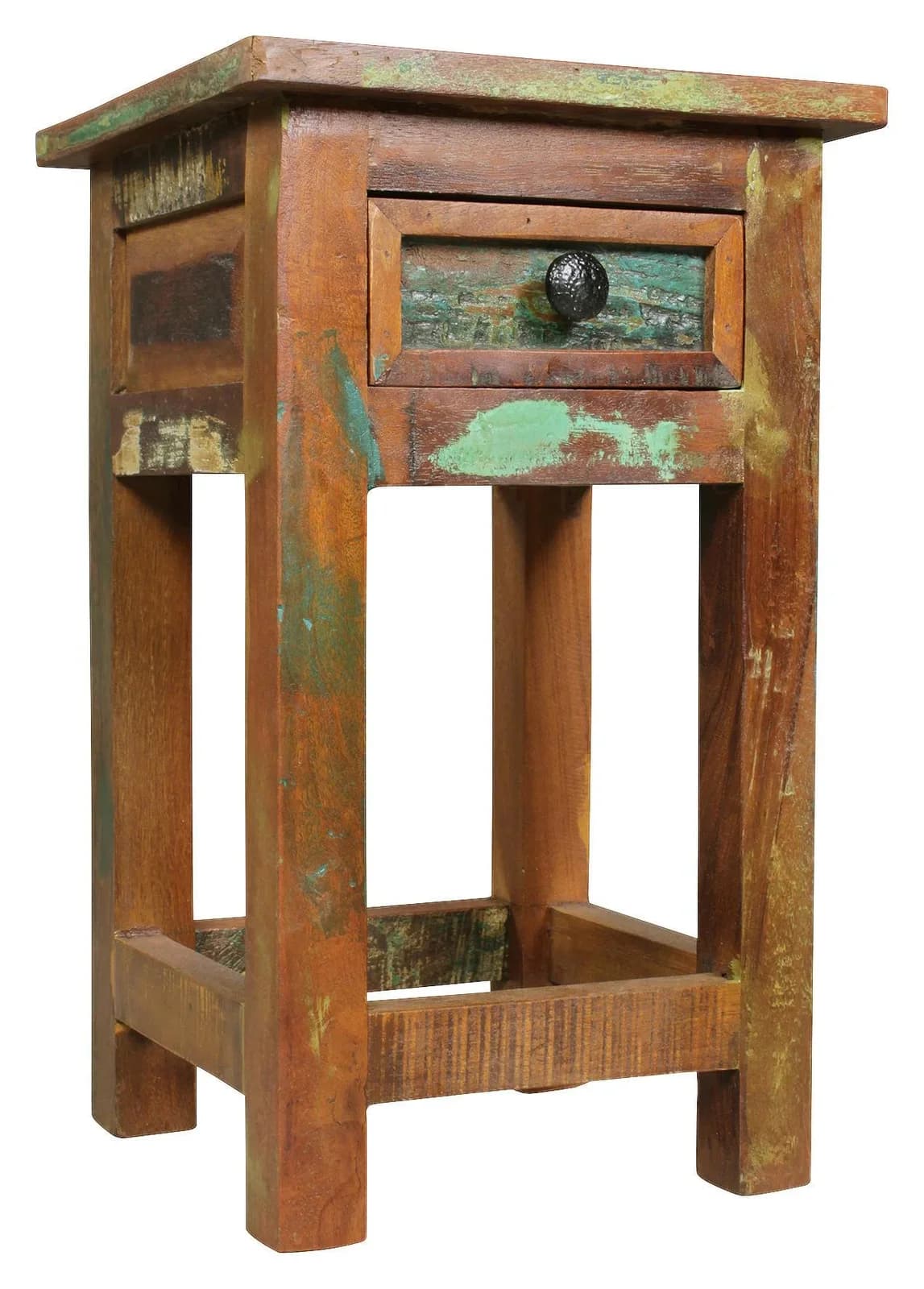 Beistelltisch Mango Massivholz Braun