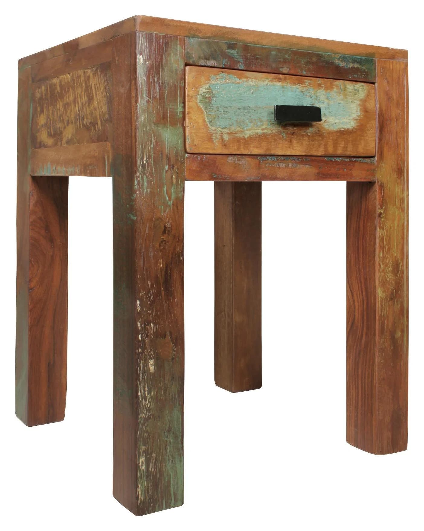 Nachtkästchen Kalkutta Braun Mango-Holz