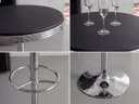 FineBuy Bartisch American Diner Schwarz Alu Design Bild 5
