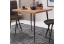 Wohnling Esstisch Massivholz Akazie Metall Industrial 80cm Bild 1