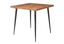Wohnling Esstisch Massivholz Akazie Metall Industrial 80cm Bild 2