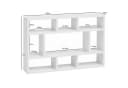 FINEBUY Hängeregal Wandboard Weiß Modern 75x51x16 cm Bild 3