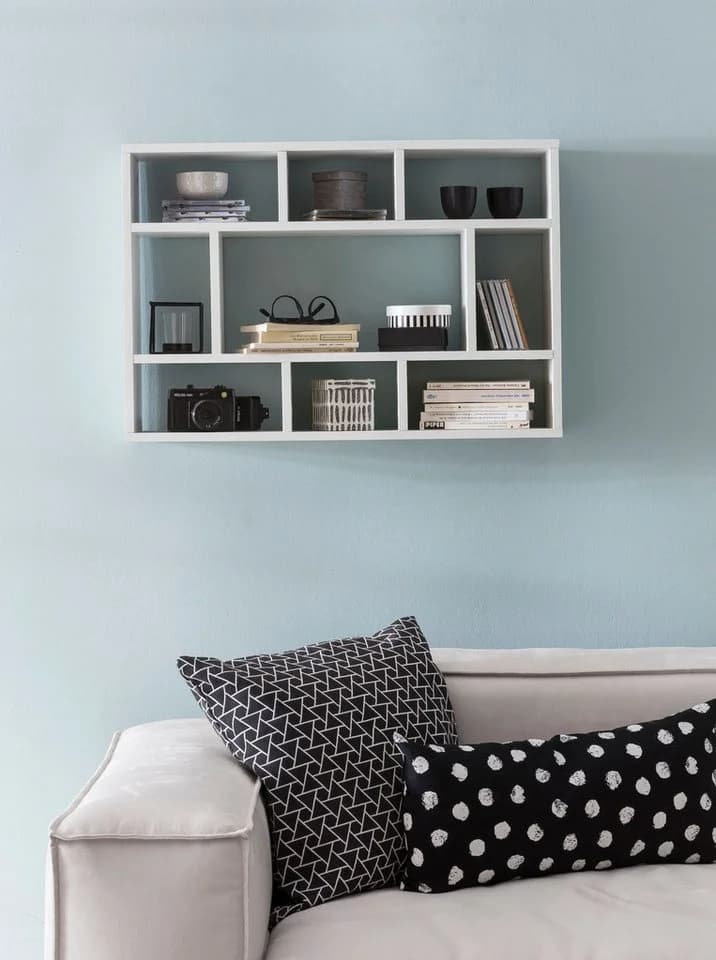 FINEBUY Hängeregal Wandboard Weiß Modern 75x51x16 cm - Bild 4
