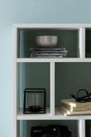 FINEBUY Hängeregal Wandboard Weiß Modern 75x51x16 cm Bild 5