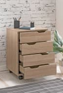 FINEBUY Rollcontainer SV51850 mit 4 Schubladen und Rollen Bild 4