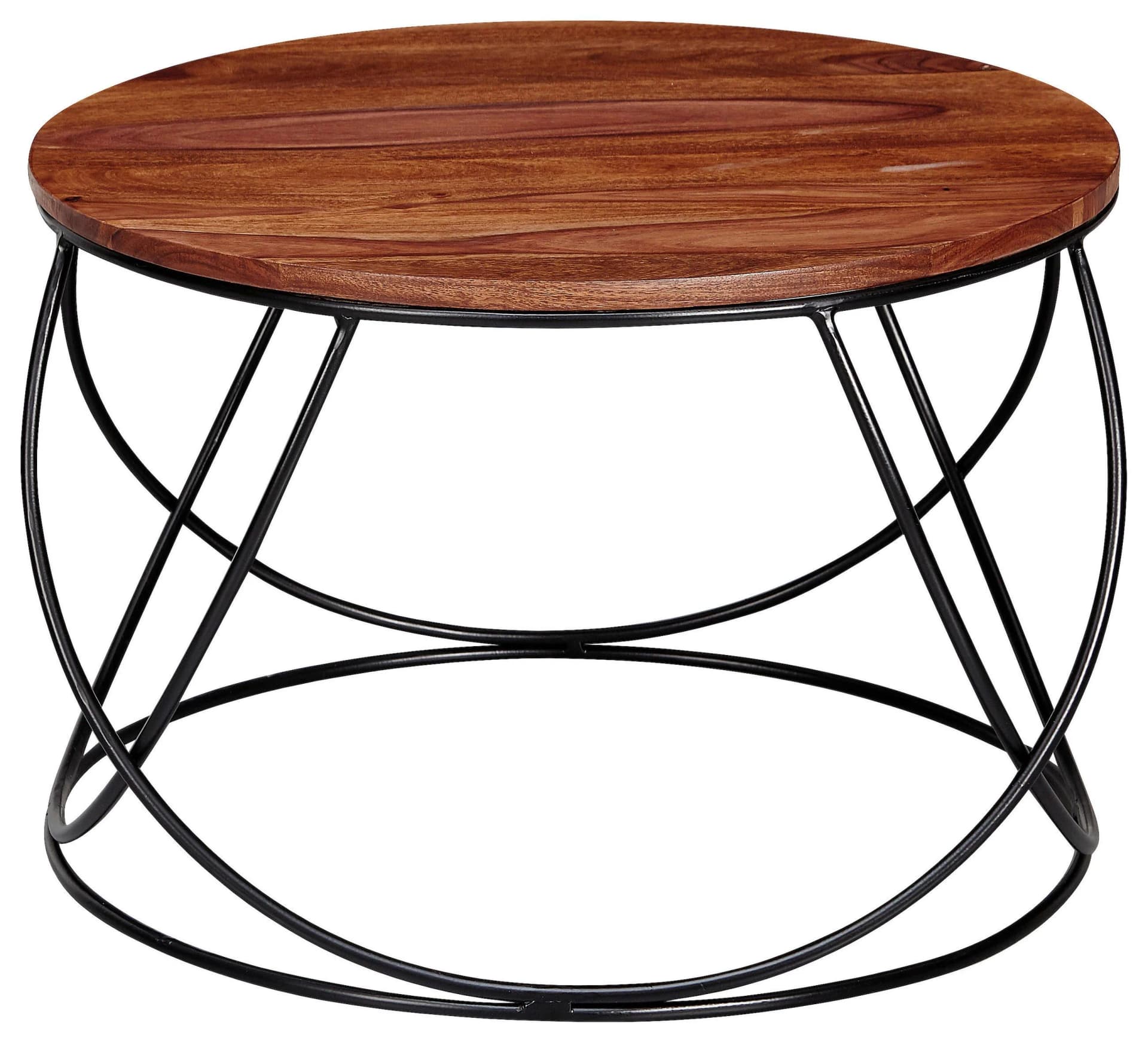 Designer Couchtisch aus Sheesham-Massivholz
