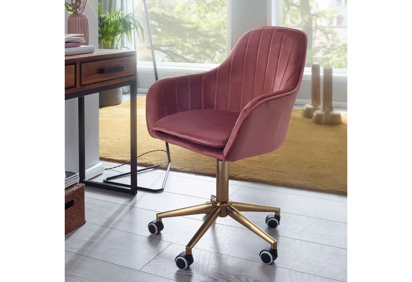Drehstuhl SPM1.431 Rosa Mömax