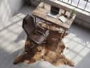 FINEBUY Chefsessel MONTEREY Echtleder Braun mit hoher Rückenlehne Bild 5