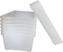 ALPFA Schuhbox 6er Set 5L Klarsicht Stapelbox Kunststoff Bild 1