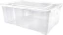 ALPFA Schuhbox 10er Set 5 Liter Klarsichtboxen Stapelboxen Kunststoff Bild 5