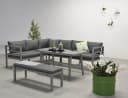 Garden Impressions Gartenlounge-Set Blakes links anthrazit 3-tlg. Alu Bild 2