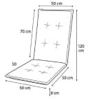 doppler® Hochlehnerauflage 7836 Grün mit Kopfstütze Bild 5