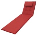 doppler® Liegenauflage 6998 Rot UV-beständig mit abnehmbarem Kopfkissen Bild 2