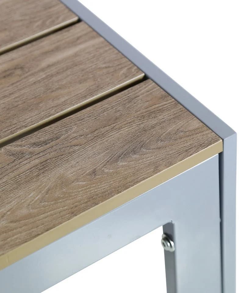 Gardissimo Gartentisch Alma Silber Nonwood Aluminium
