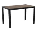 Gardissimo Alma Gartentisch rechteckig Anthrazit/Braun Holz-Look Aluminium Bild 2