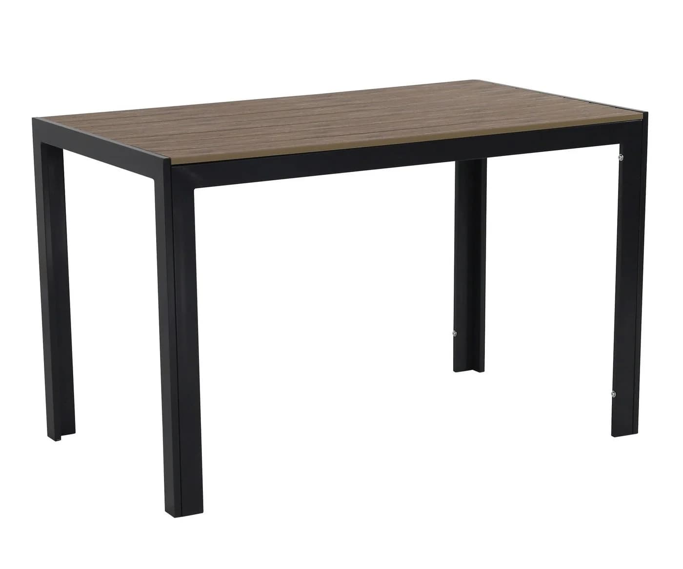 Gardissimo Alma Gartentisch rechteckig Anthrazit/Braun Holz-Look Aluminium - Bild 2