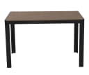 Gardissimo Alma Gartentisch rechteckig Anthrazit/Braun Holz-Look Aluminium Bild 4