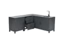 Gardissimo Outdoor Küche Rudolf Komplett-Set Aluminium Schwarz Bild 2