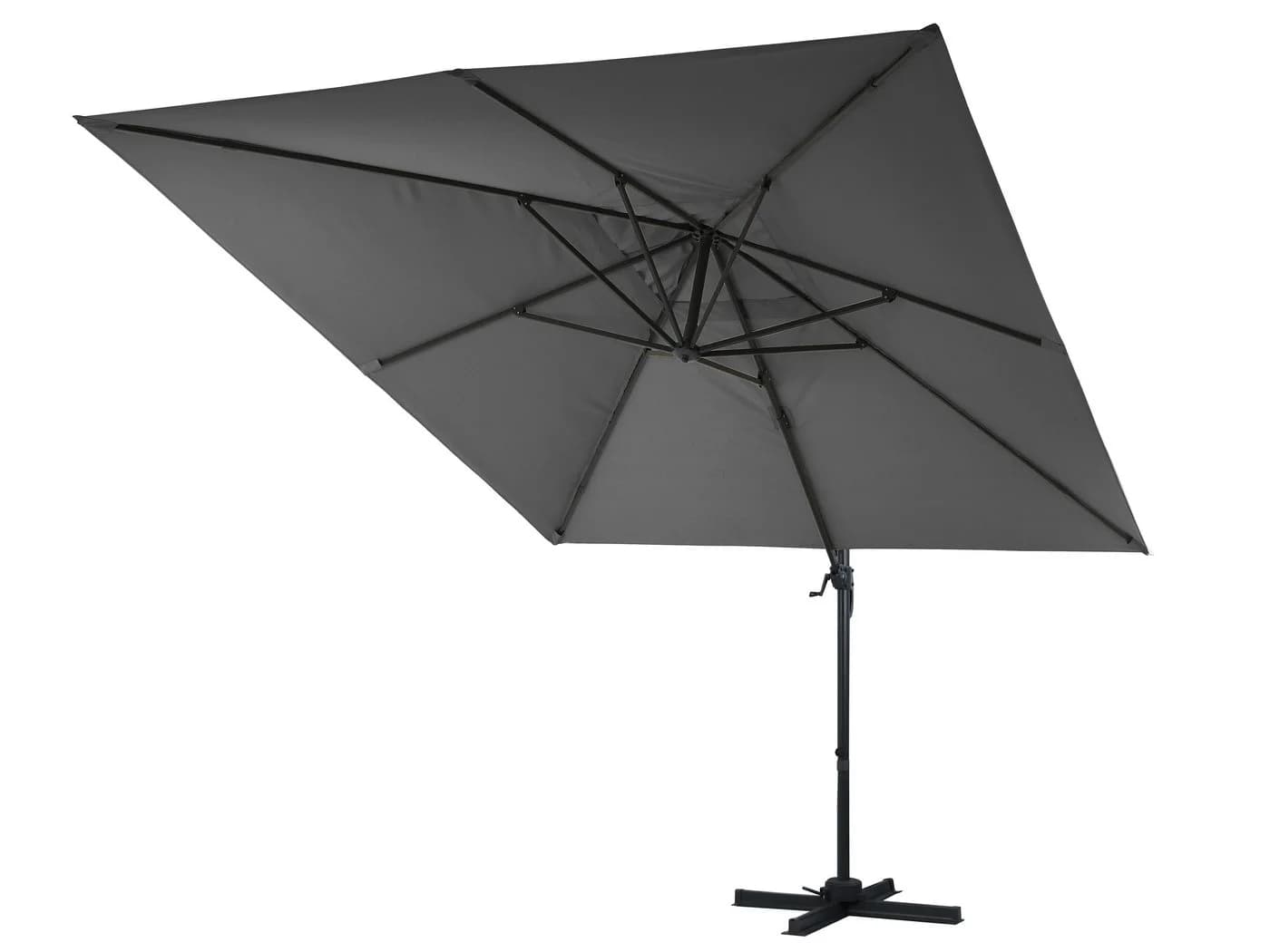 Gardissimo Ampelschirm Cannes Anthrazit 350x270 cm mit Ständer - Bild 2