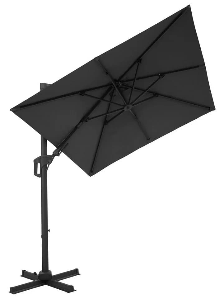 Gardissimo Ampelschirm David 210x210 cm Anthrazit mit Ständer - Bild 2