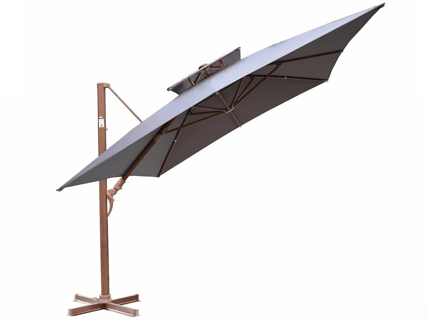 Gardissimo Ampelschirm Marbella 300x400 cm anthrazit mit Ständer - Bild 2