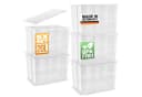 Gardissimo Aufbewahrungsbox 5er Set Transparent Kunststoff 20L Bild 2