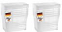 Gardissimo Aufbewahrungsbox 10er Set Transparent Kunststoff Stapelboxen Bild 2