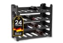 Gardissimo Weinregal 24 Flaschen Kunststoff Stapelbar Made in Germany Bild 2