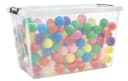 Gardissimo Aufbewahrungsbox 3er Set Transparent Kunststoff mit Clipverschluss Bild 1