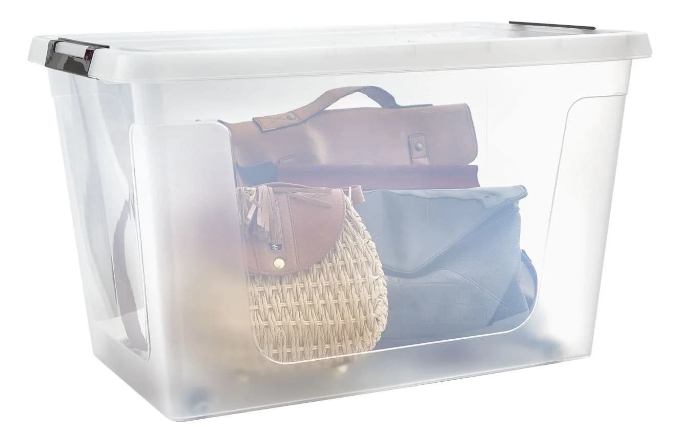 Gardissimo Aufbewahrungsbox 3er Set Transparent Kunststoff mit Clipverschluss - Bild 3