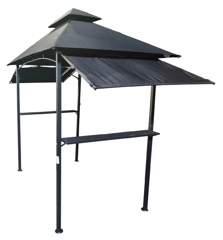 Gardissimo Grillpavillon Braai, Spar-Set, komplett-Set, mit zwei klappbaren Seitenteilen - Bild 5
