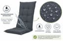 Gardissimo Hochlehnerauflage 6er-Set Check grau Bild 1