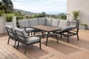 Gardissimo Gartenlounge-Set Andorra Alu Dining Lounge Set mit hohem Tisch in Nonwood Bild 2