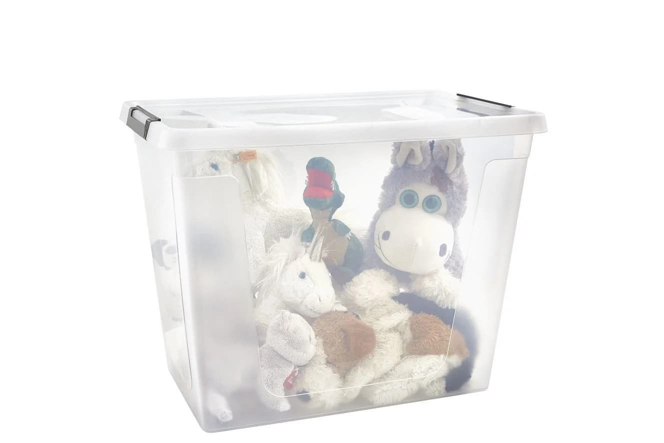 Gardissimo Aufbewahrungsbox 3er Set 80 Liter Kunststoff Boxen Stapelbar - Bild 3