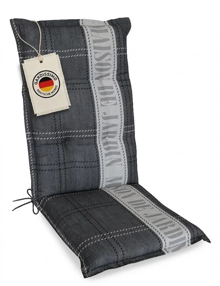 Gardissimo Hochlehnerauflage 4er Set Maison Gartenstuhl Auflage Polsterauflage