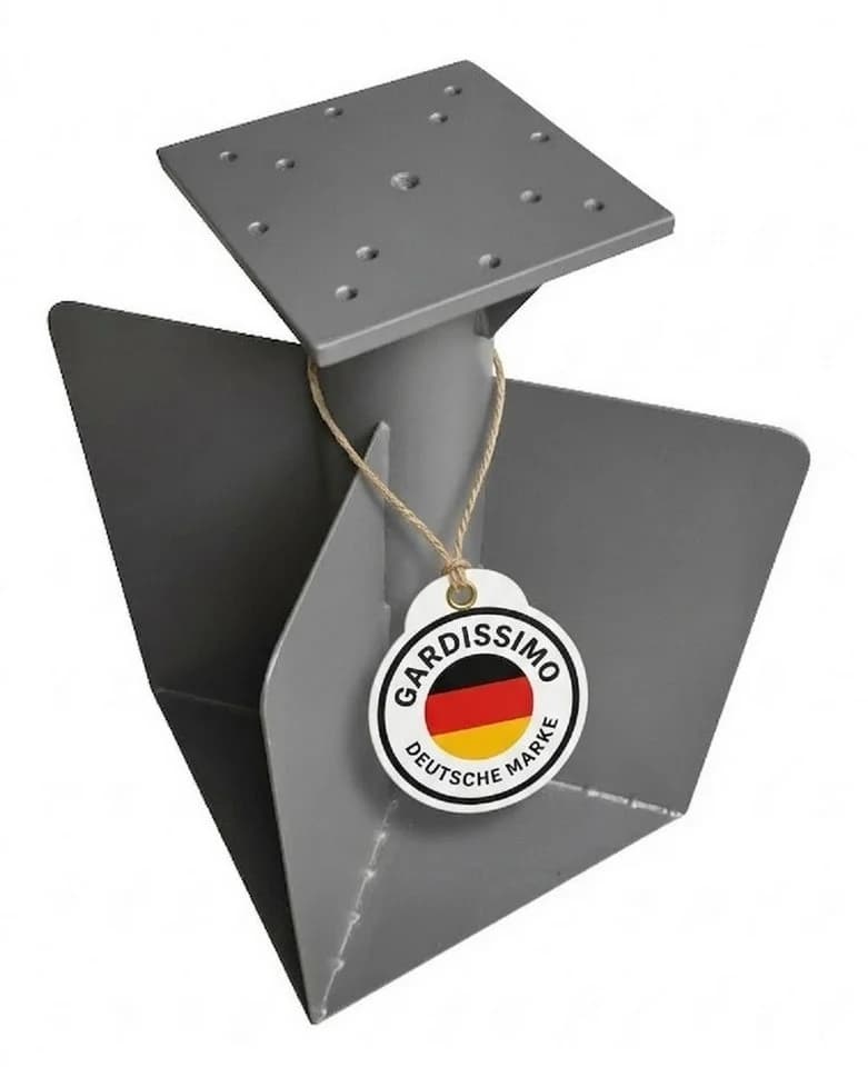 Gardissimo Schirmhalter Bodenanker Fit für Ampelschirme Grau - Bild 2
