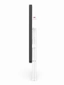 Gardissimo Gartentisch Bright 80x80 cm Klappbar Weiß Silber Bild 3